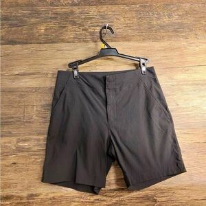 Columbia Women's Black Hiking Flat Front Shorts